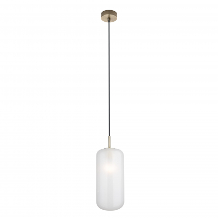 Lustra pendul sticla opal lucios Veera Ø 20/16/28 cm baza metal auriu, inaltime reblabila, P0448 - Maxlight [2]
