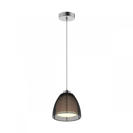 Lustre - Lustra neagra PICO Ø 19 cm metal/sticla, inaltime reglabila, 003064-001993 - Zumaline
