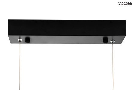 Lustră Rage 120x6x230 cm, Metal și Aluminiu Negru - Moosee [6]