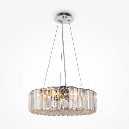 Lustre - Lustra Recinto MOD080CL-06CH, 6xE27, crom+transparenta, IP20, Maytoni