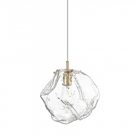 Lustra ROCK M tip pendul transparent/auriu, metal/sticla, inaltime reglabila, 003064-009275 - Zumaline [1]