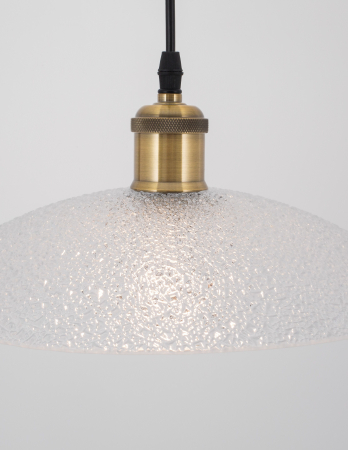 Lustra rotunda alba tip pendul Malo Ø 30/40 cm, din sticla, inaltime reglabila, 9181300 - Novaluce [4]