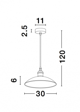 Lustra rotunda alba tip pendul Malo Ø 30/40 cm, din sticla, inaltime reglabila, 9181300 - Novaluce [5]