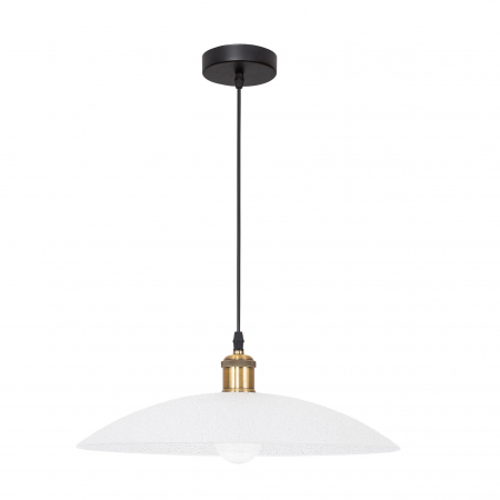 Lustre - Lustra rotunda alba tip pendul Malo Ø 30/40 cm, din sticla, inaltime reglabila, 9181400 - Novaluce