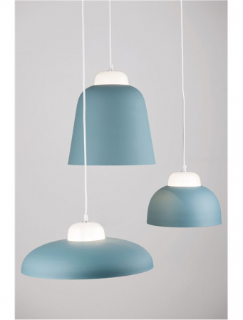 Lustra rotunda albastra tip pendul Genia Ø 26/29/40 cm, din metal, inaltime reglabila, 9104262 - Novaluce [2]
