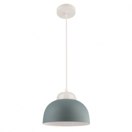 Promotii - Lustra rotunda albastra tip pendul Genia Ø 26/29/40 cm, din metal, inaltime reglabila, 9104262 - Novaluce