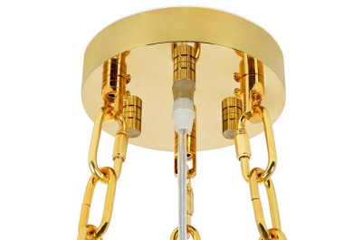 Lustra rotunda aurie design lux Imperio cu cristale 80x80x40 cm, DW-D5688M.GOLD - King [4]