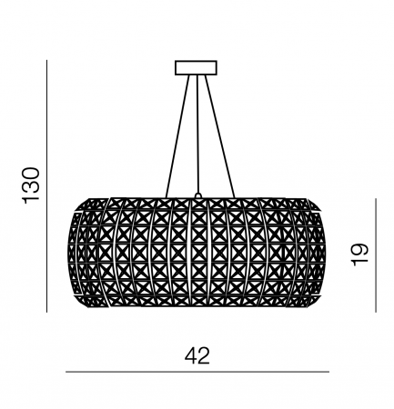 Lustra rotunda cu cristale France, diverse dimensiuni, design modern, AZ2520 - Azzardo [5]