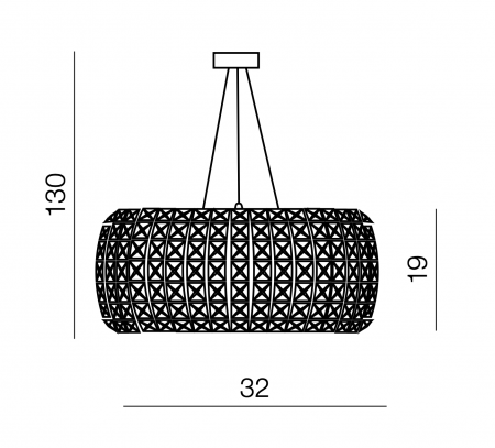 Lustra rotunda cu cristale France, diverse dimensiuni, design modern, AZ2520 - Azzardo [2]