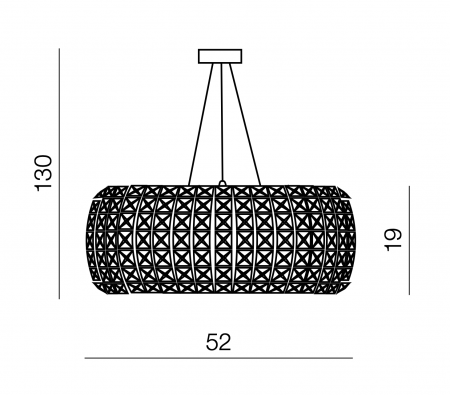 Lustra rotunda cu cristale France, diverse dimensiuni, design modern, AZ2520 - Azzardo [7]
