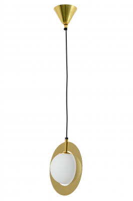 Lustra rotunda design modern Planet cu inel auriu, DW-D025P - King [1]