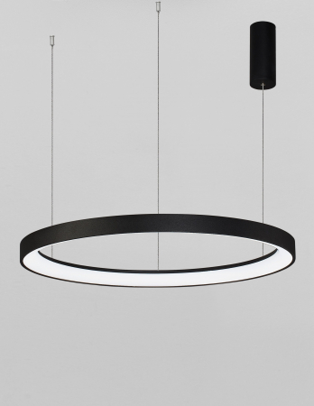 Lustra rotunda dimabila LED alba/neagra Naye 48/58/78 cm, design minimalist, 9853686 - Novaluce [2]