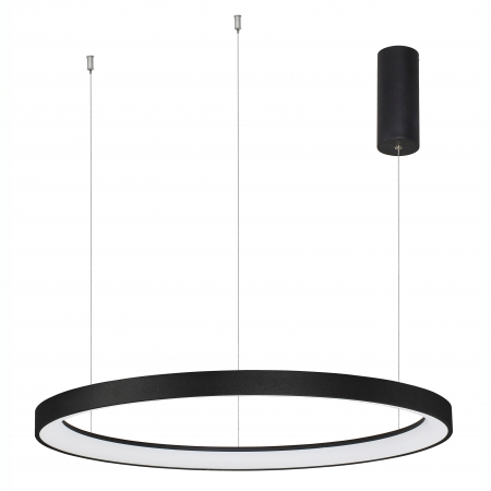Lustra rotunda dimabila LED alba/neagra Naye 48/58/78 cm, design minimalist, 9853686 - Novaluce [0]