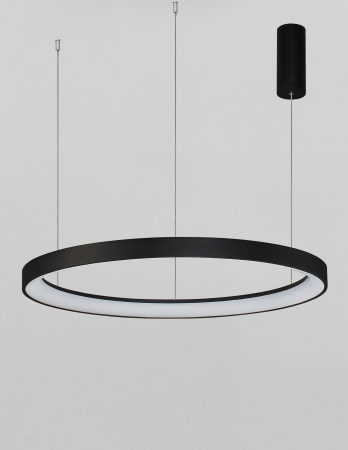 Lustra rotunda dimabila LED alba/neagra Naye 48/58/78 cm, design minimalist, 9853686 - Novaluce [1]