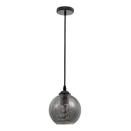 Lustre - Lustra rotunda fumurie Alias Ø 14 cm sticla, inaltime reglabila, 8436401 - Novaluce