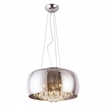 Promotii - Lustra rotunda pendul sticla tip oglinda Prezo Ø 40/50 cm inaltime reglabila, P0076-06X - Maxlight
