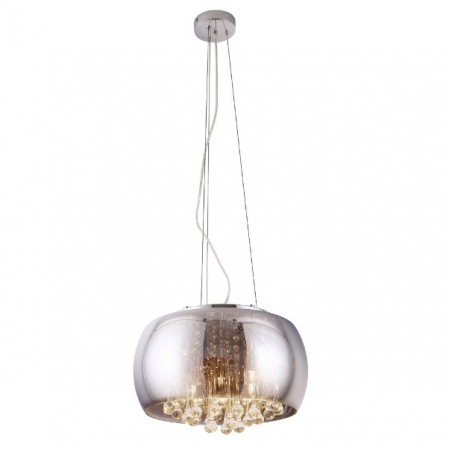 Lustre - Lustra rotunda pendul sticla tip oglinda Prezo Ø 40/50 cm inaltime reglabila, P0076-05L - Maxlight