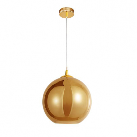 Lustre - Lustra rotunda sticla cupru/auriu Tabani Ø 25/35 cm, inaltime reglabila, 9080252 - Novaluce