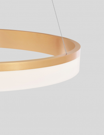 Lustra rotunda suspendata aurie Kief Ø40/60 cm, iluminare LED, design modern lux, 9818482 - Novaluce [1]