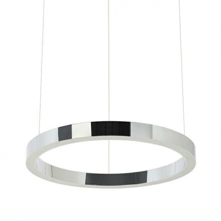 Lustra rotunda tip inel Dasa cu iluminare LED, argintie crom/aurie, diverse dimensiuni, JD8169-100.SILVER - King [13]