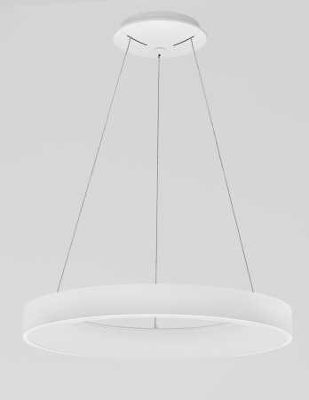 Lustra smart control Rondo Ø60 cm alba/neagra, iluminare LED dimabila, design modern, 9853044 - Novaluce [10]