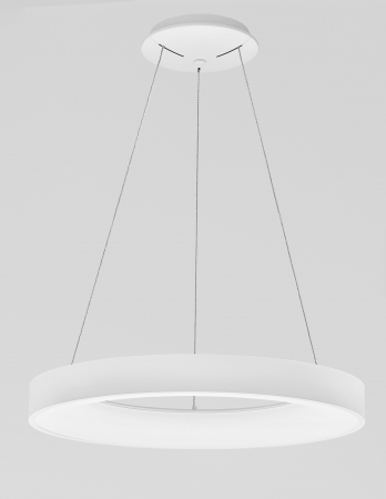 Lustra smart control Rondo Ø60 cm alba/neagra, iluminare LED dimabila, design modern, 9853044 - Novaluce [9]