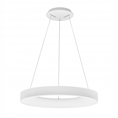 Lustra smart control Rondo Ø60 cm alba/neagra, iluminare LED dimabila, design modern, 9853044 - Novaluce [8]