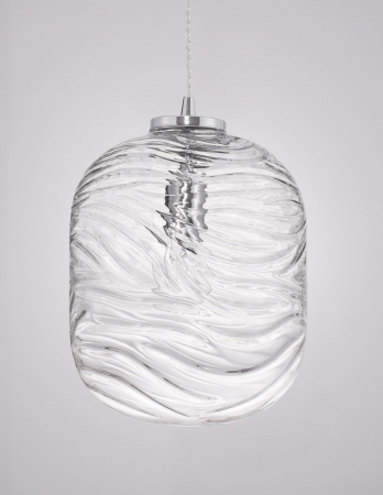 Lustra sticla transparenta/galbena Caden 24,5x33 cm, design retro, 9988247 - Novaluce [7]
