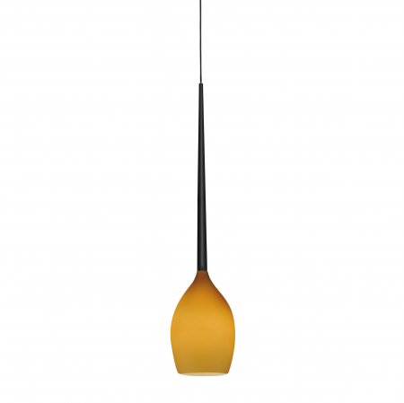 Lustre - Lustra suspendata pe cablu tip pendul Garnet Ø 13x21 cm, diverse culori, detaliu metalic negru, AZ 1221 - Azzardo