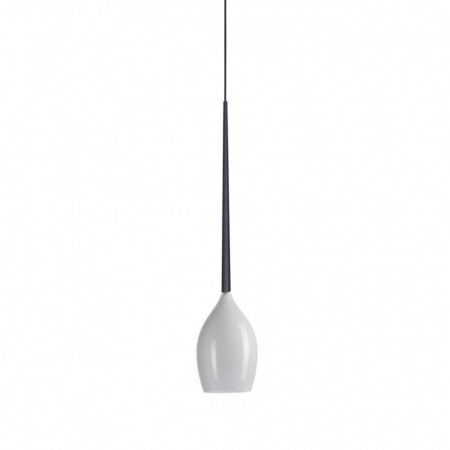 Lustre - Lustra suspendata pe cablu tip pendul Garnet Ø 13x21 cm, diverse culori, detaliu metalic negru, AZ 0131 - Azzardo
