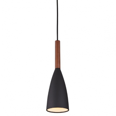 Lustre - Lustra tip pendul Ankit Ø 10 cm metal/lemn, inaltime reglabila, P0146 - Maxlight