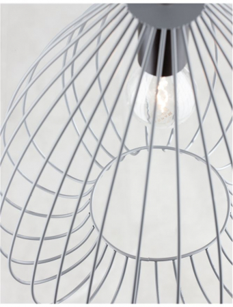 Lustra tip pendul gri Delfi, din metal, Ø 32 cm, inaltime reglabila, 9402573 - Novaluce [7]