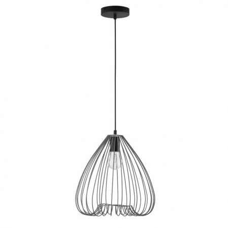 Lustre - Lustra tip pendul gri Delfi, din metal, Ø 32 cm, inaltime reglabila, 9402573 - Novaluce