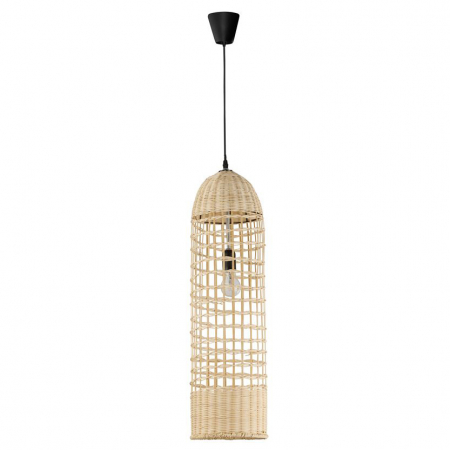 Promotii - ​​​​​​​Lustra tip pendul premium Ebra, din ratan, Ø 20 cm, inaltime reglabila, 9585081 - Novaluce