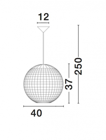 ​​​​​​​Lustra tip pendul premium Komo, din fibra naturala, Ø 40/50,5 cm, inaltime reglabila, 9587122 - Novaluce [20]
