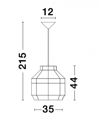 ​​​​​​​Lustra tip pendul premium Simisa, din ratan, Ø 35 cm, inaltime reglabila, 9858659 - Novaluce [5]