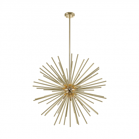 Lustra sferica aurie URCHIN Ø78 cm, design modern metal/sticla, 003064-011261 - Zumaline [1]