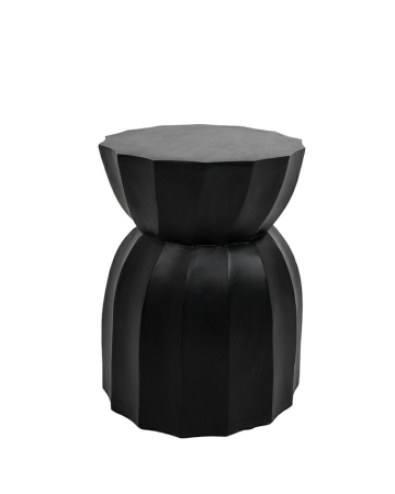 Produse - Masă Auxiliară Rolling 35x35x46 cm, Lemn Mango Negru - MaMaison