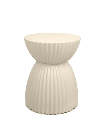 Produse - Masă Auxiliară Turno 36x36x45,5 cm, MDF Bej - MaMaison