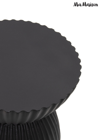 Masă Auxiliară Turno 36x36x45,5 cm, MDF Negru - MaMaison [1]
