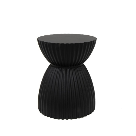 Produse - Masă Auxiliară Turno 36x36x45,5 cm, MDF Negru - MaMaison