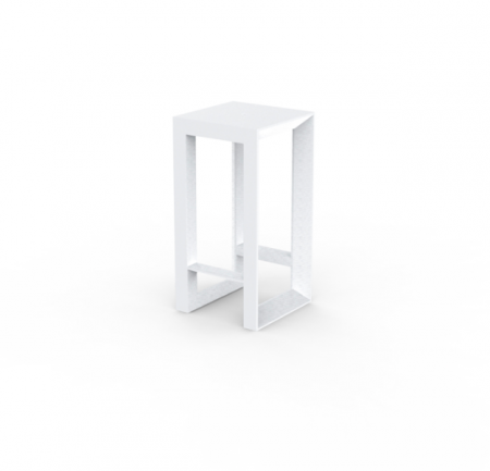Mese exterior - Masa bar Faz 50x50x100 cm polipropilena mata/lacuita, design modern, 54075 - Vondom
