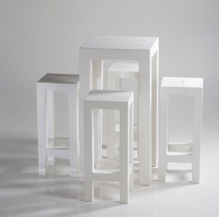 Masa bar gradina/terasa Jut 50x50x100 cm, polipropilena, design minimalist, 44411 - Vondom [3]