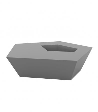 Masa cafea iluminare LED Faz 105x85x32 cm, design modern geometric cu loc frapiera, 54007 - Vondom [15]