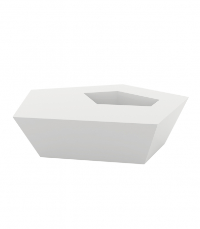 Masa cafea iluminare LED Faz 105x85x32 cm, design modern geometric cu loc frapiera, 54007 - Vondom [18]