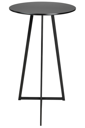 Masă de Bar Allen 60x60x110 cm, Negru Vopsit În Câmp Electrostatic - King Home [1]