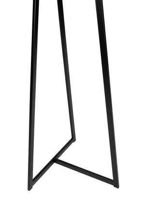 Masă de Bar Allen 60x60x110 cm, Negru Vopsit În Câmp Electrostatic - King Home [5]