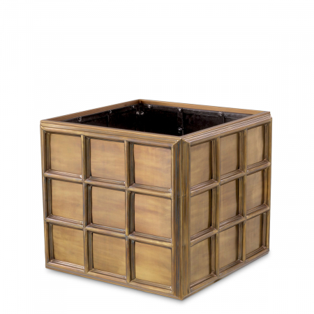 Produse -   Planter Grid S finisaj din alamă vintage 116869 EICHHOLTZ
