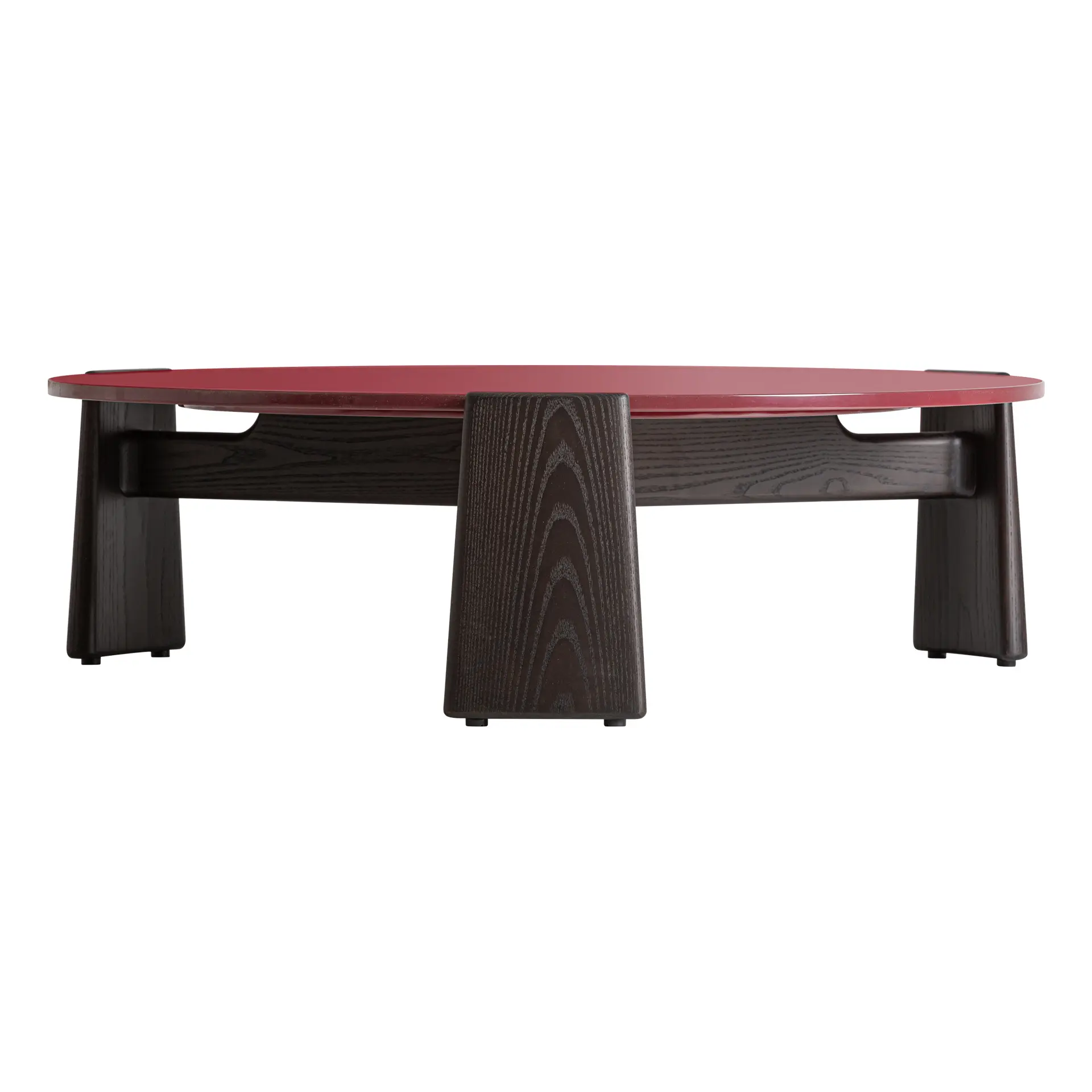Masute de cafea - Masa de Cafea Slon 102x102x31 cm, Lemn MDF și Lemn de Frasin Rosu - VicalHome VicalHome 38208