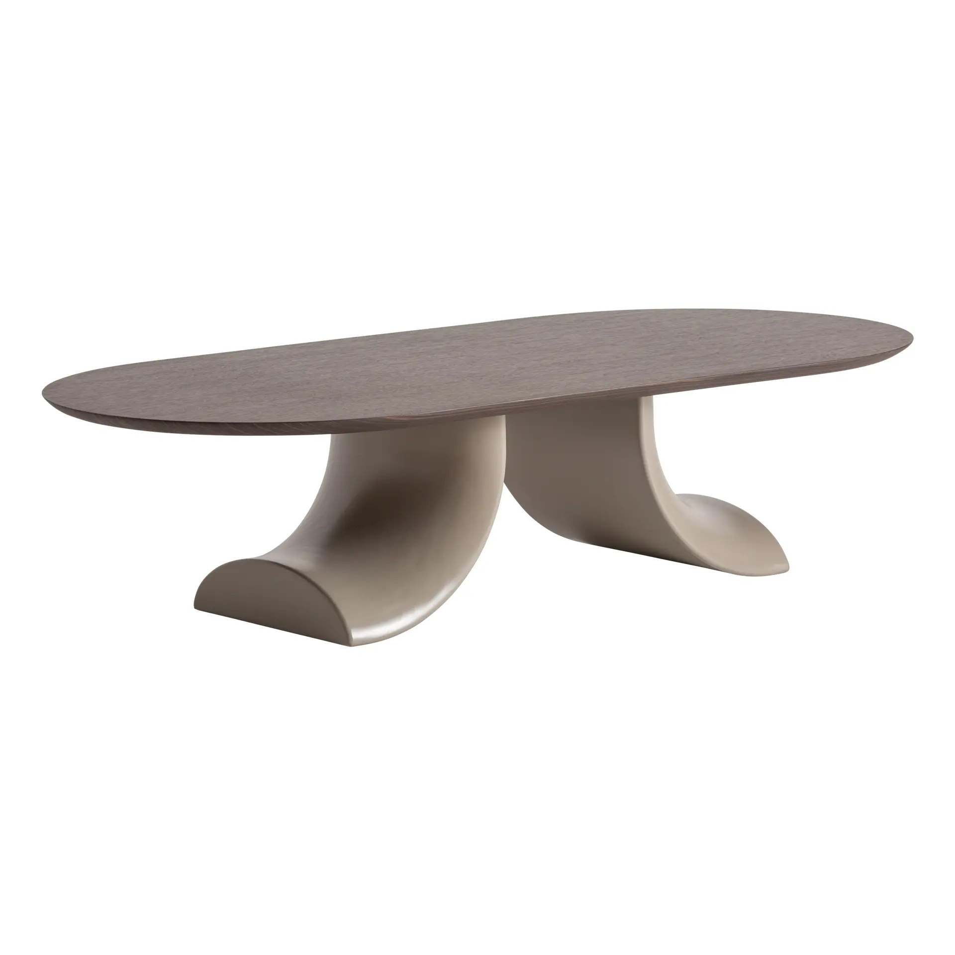 Masa de Cafea Tesila 140x68x34 cm, Lemn MDF Gri - VicalHome VicalHome 38204 [1]